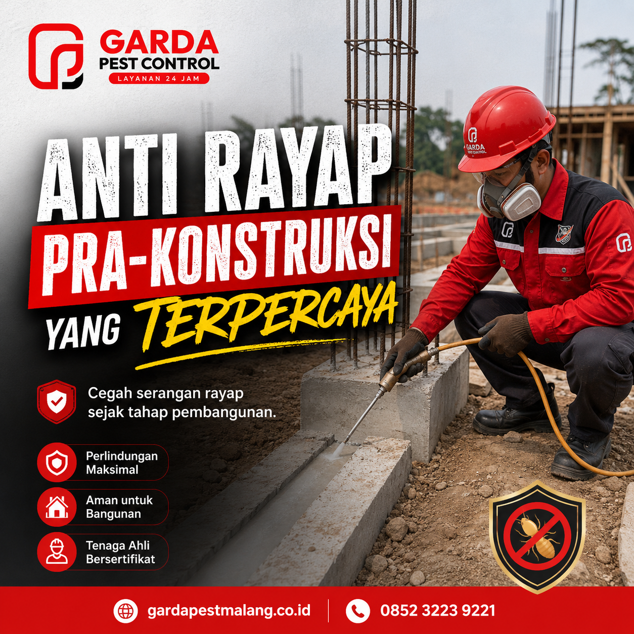 Anti Rayap Profesional Malang: Lindungi Properti Anda dengan Garda Pest Control