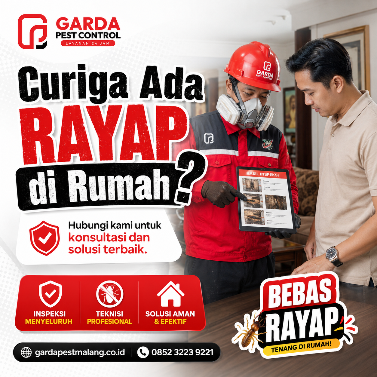 Jasa Anti Rayap di Karangploso Malang