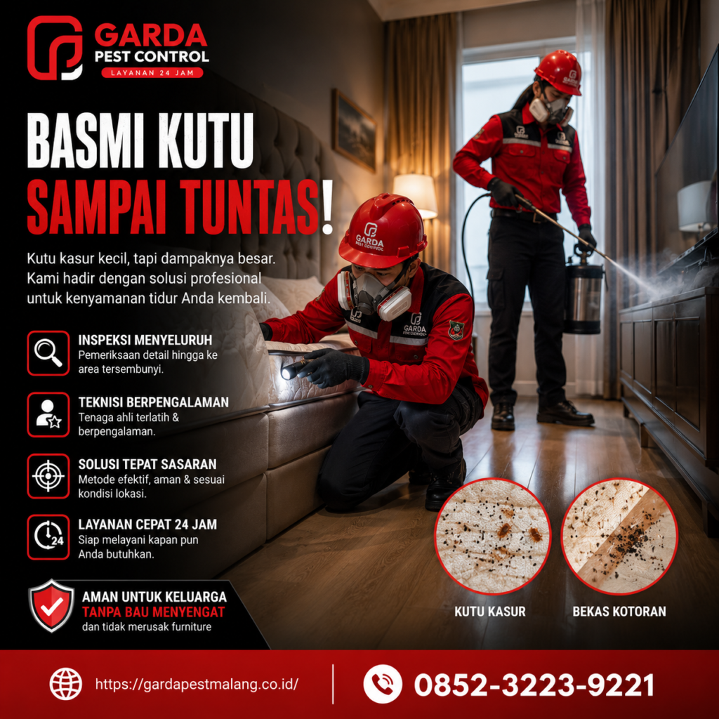 Biaya Jasa Pembasmi Kutu Kasur Malang dan Faktor Penentunya
