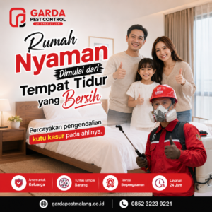 Jasa Pembasmi Kutu Kasur Malang dengan Teknisi Berpengalaman