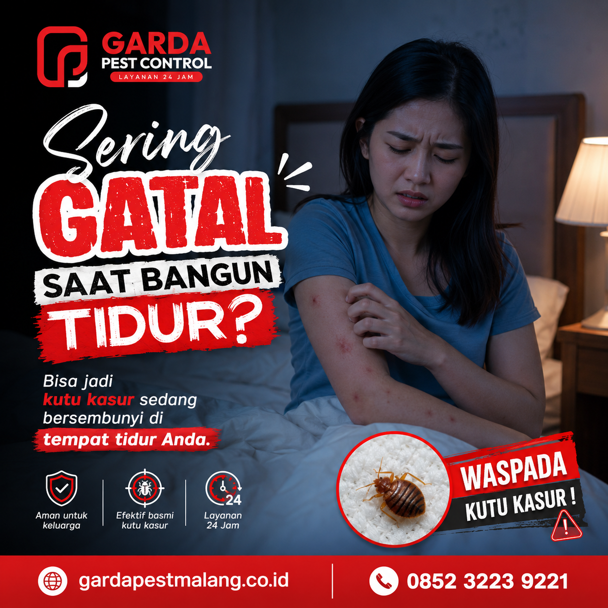 Ciri-ciri Kutu Kasur dan Cara Mengatasinya: Panduan Lengkap dari Ahli Garda Pest Control Malang