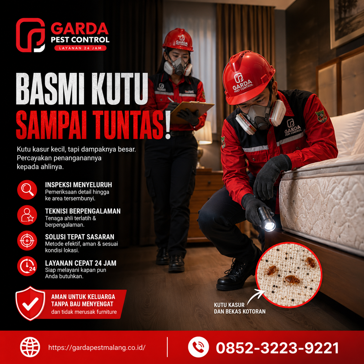 Biaya Jasa Pembasmi Kutu Kasur Malang dan Faktor Penentunya