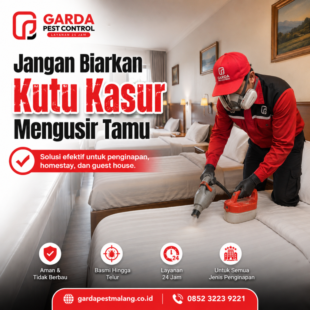 Jasa Pembasmi Kutu Kasur Malang Profesional & Bergaransi