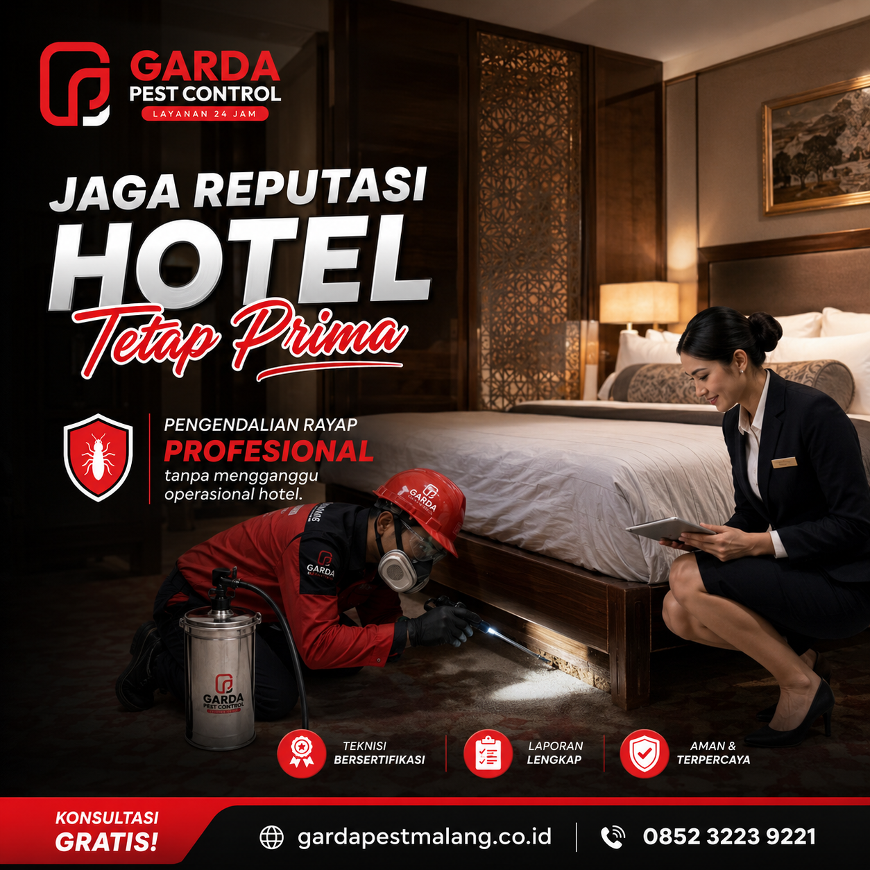 Harga Jasa Anti Rayap Malang: Estimasi Tarif Resmi dan Layanan Profesional Garda Pest Control