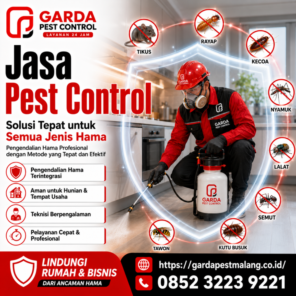 Harga Jasa Pest Control di Malang