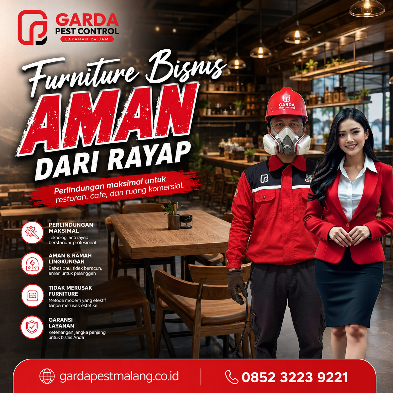  Jasa Anti Rayap di Malang: Rincian Estimasi Tarif dan Paket Layanan