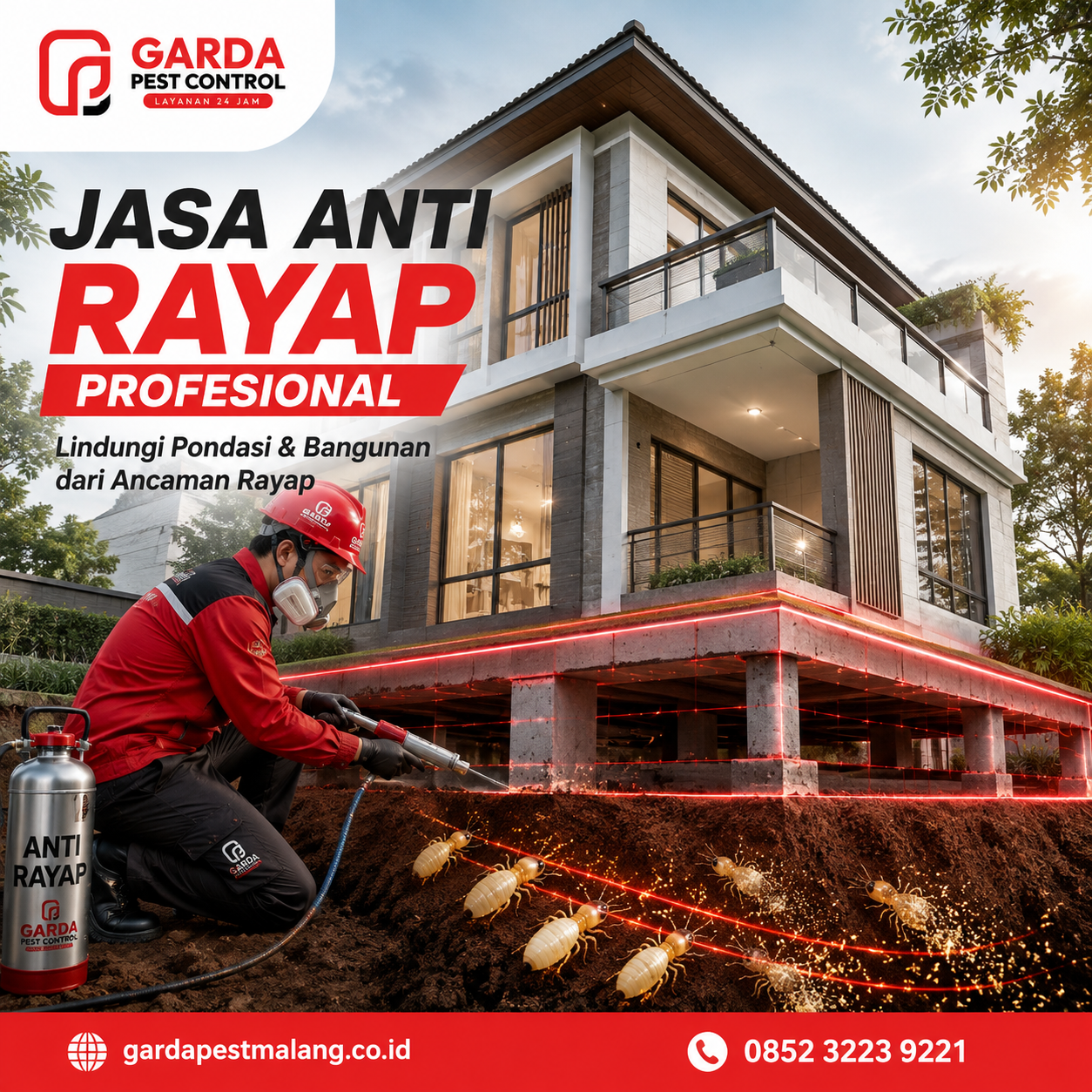 Jasa Basmi Rayap di Malang: Perlindungan Rumah dan Bangunan Anda