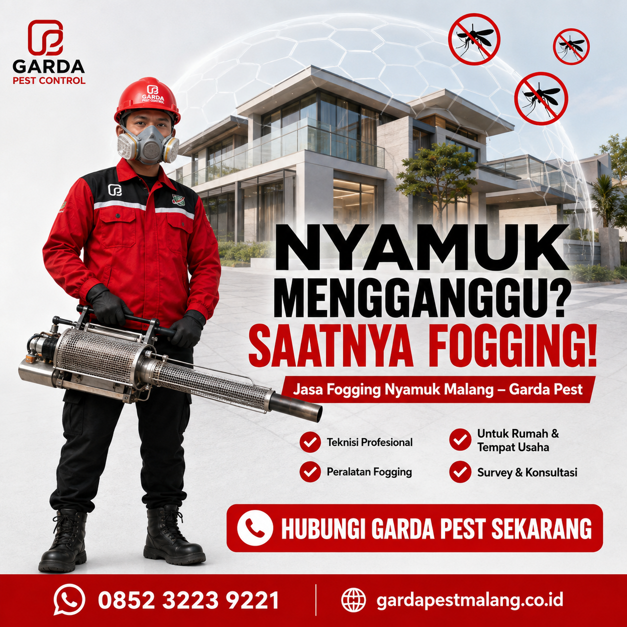 Rincian Biaya Jasa Fogging Nyamuk di Malang dan Faktor yang Mempengaruhinya