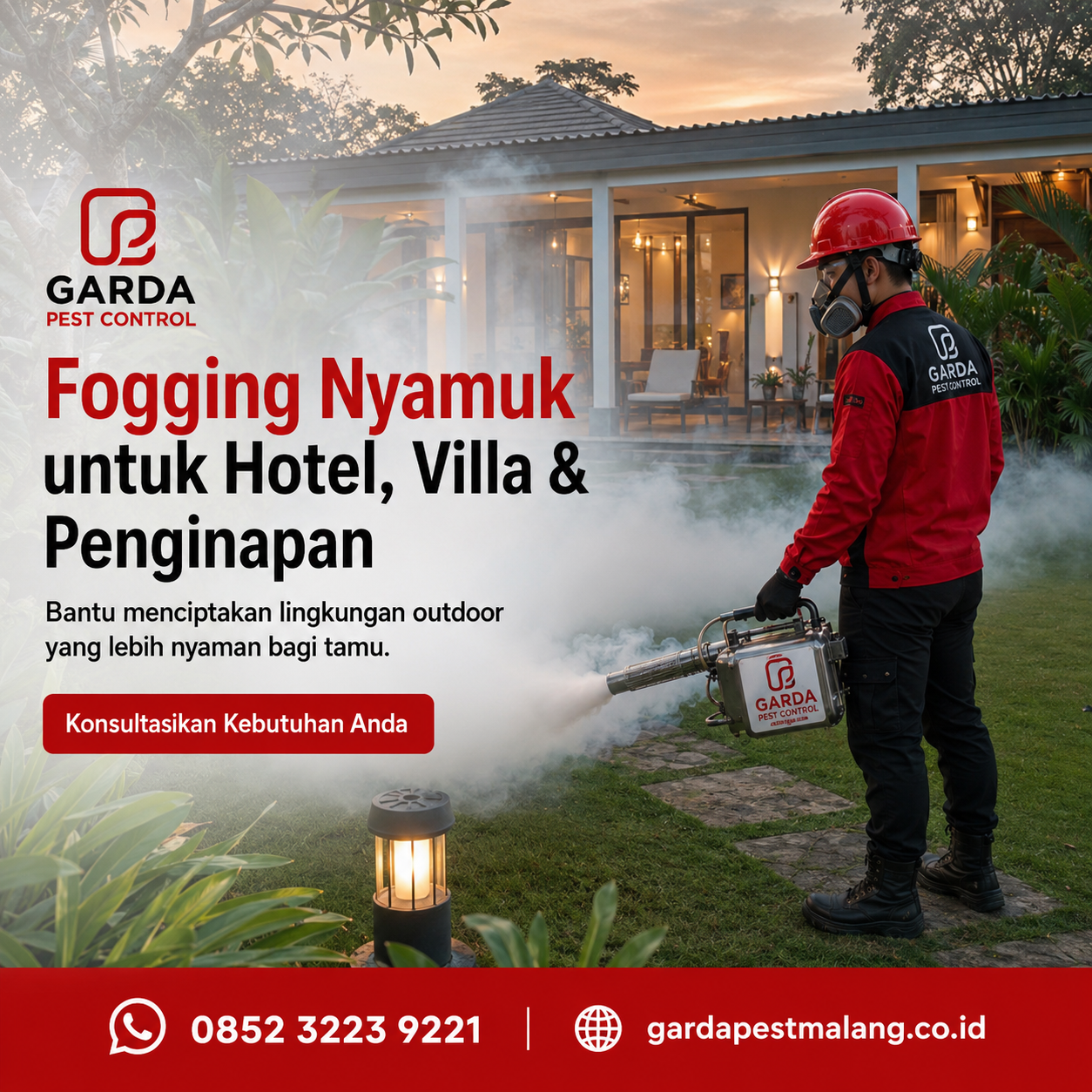 Jasa Fogging Nyamuk untuk Cafe Hotel dan Restoran Malang