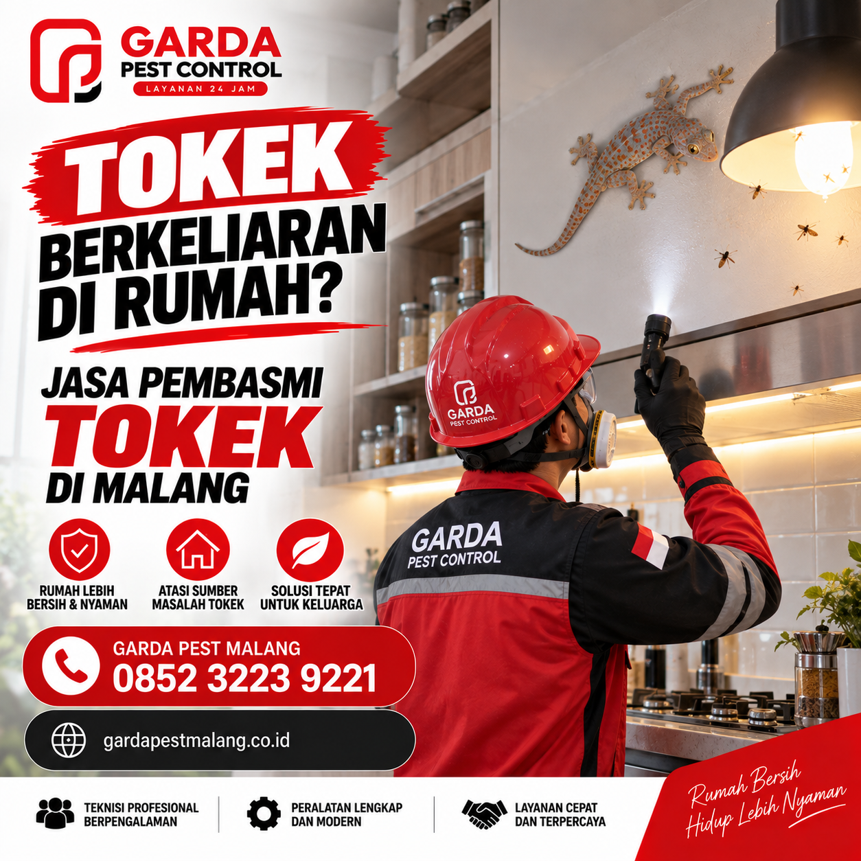 Jasa Pembasmi Tokek di Malang: Solusi Tepat Atasi Tokek