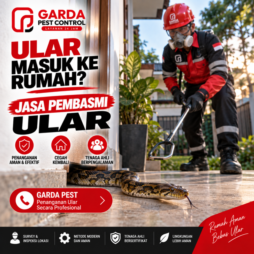 Jasa Pembasmi Ular di Malang